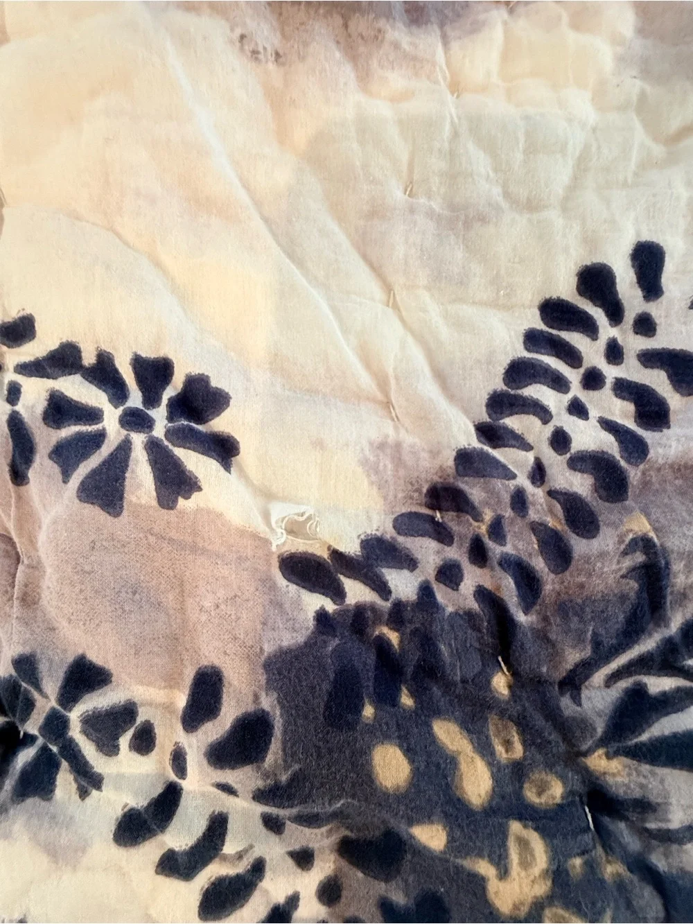 Anthropologie quilt floral